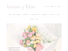 Tablet Screenshot of houseoflilac.com